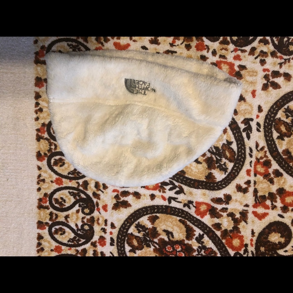 Woman’s white denali beanie